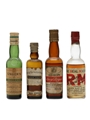 4 x Blended Scotch Whisky Miniatures 40%