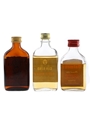 Abbot's Choice, Clan Blend & Dalmeny Bottled 1970s 3 x 5cl / 40%