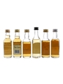 Assorted Blended Scotch Whisky Auld Edinburgh, Ben Nevis, Buckie Lugger, The Whisky Of 1990, Te Bheag Nan Eilean & Marks & Spencer Fine Scotch 6 x 5cl / 40%