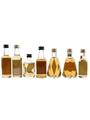 Assorted Blended Scotch Whisky Big T, Britannia 15 Year Old, Cardhu 12 Year Old, Gordon Highlanders, Oban 12 Year Old, Old Smuggler & President Special Reserve 7 x 3cl-5cl
