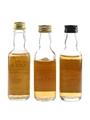 Cardhu 12 Year Old, Glenordie 12 Year Old & Tomatin 10 Year Old Bottled 1980s 3 x 4.68cl-5cl / 40%