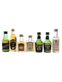 Black Bottle, Grant's 12, King's Ransom, Old Rarity 12, Vat 69 & White Label Bottled 1970s-1980s 7 x 5cl