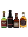 Assorted Whisky Liqueurs Atholl Brose, Drambuie, The Cock North & Glayva 4 x 5cl