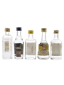 Drift, Gilkon's, Helice Dry Gin, Lordson Dry Gin & MG Gin Bottled 1970s-1980s 5 x 5cl