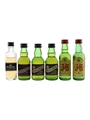 Antiquary, Black Bottle & J & B Bottled 1980s-1990s 6 x 5cl / 40%