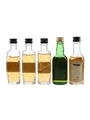 The Antiquary, Ambasador Royal 12 Year Old & 100 Pipers Bottled 1970s & 1980s 5 x 5cl