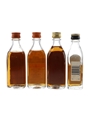 Old Bushmills Black Bush & 3 Star Bottled 1970s-1980s 4 x 5cl-7.1cl / 40%