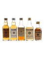 Teacher's Highland Cream Bottled 1970s 5 x 5cl-5.6cl