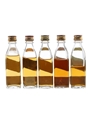 Johnnie Walker Red Label Bottled 1980s 5 x 5cl / 40%