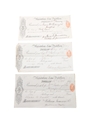 William Jameson Marrowbone Lane Distillery Correspondence, Purchase Receipts, Credit Note & Cheques, Dated 1849-1887 William Pulling & Co. x 11