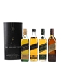 Johnnie Walker The Collection Black, Green, Gold & Blue Label 4 x 20cl