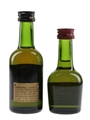 Courvoisier VSOP & 3 Star Luxe Bottled 1980s 2 x 3cl-5cl / 40%