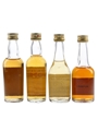 Amadeo I VSOP, Copeo Brandy, H&A XO Brandy & Napoleon Grand Brandy Bottled 1970s-1980s 4 x 5cl-5.2cl