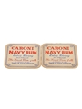 Caroni Navy Rum Coasters  9.5cm x 9.5cm