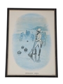 Johnnie Walker Sporting Print - Curling 1820 Early 20th Century - Tom Browne 48cm x 37cm