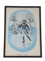 Johnnie Walker Sporting Print - Skating 1820 Early 20th Century - Tom Browne 48cm x 37cm