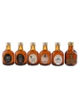 Glen Guard, King Of Scots, Raleigh, RB & Robbie Burns Bottled 1980s 6 x 5cl / 40%