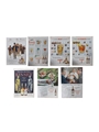 King, Paul Jones, Hiram Walker, Four Roses and Kinsey 1940s and 1950s Advertising Prints 25 x 26cm x 36cm