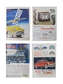 King, Paul Jones, Hiram Walker, Four Roses and Kinsey 1940s and 1950s Advertising Prints 25 x 26cm x 36cm