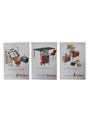 King, Paul Jones, Hiram Walker, Four Roses and Kinsey 1940s and 1950s Advertising Prints 25 x 26cm x 36cm
