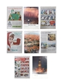 Bellows, Sunny Brook and Old Hickory 1950s Advertising Prints 17 x 26cm x 36cm