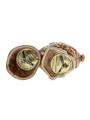 Beneagles Haggis & Eagle Ceramic Decanters Bottled 1970s 2 x 5cl / 40%