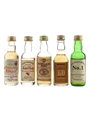 Burn McKenzie De Luxe, Amazing Grace, LD, Cottons Choice No.1 & Highland Mist 8 Year Old Bottled 1980s-1990s 5 x 5cl / 40%