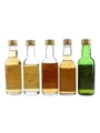Burn McKenzie De Luxe, Amazing Grace, LD, Cottons Choice No.1 & Highland Mist 8 Year Old Bottled 1980s-1990s 5 x 5cl / 40%