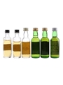 The Antiquary, The Antiquary 12, Catto's, Clan Campbell 5, The Buchanan & Findlater's Bottled 1980s-1990s 6 x 4.7cl-5cl