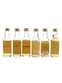 Auld Edinburgh, Backpackers' Blunder 10 YO, Capital Dram, Eaglesome's, Inebriated Newt & The Notorious Ptarmigan Bottled 1980s-1990s 6 x 5cl