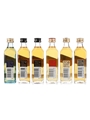 Johnnie Walker Set Red, Black, Double Black, Gold Label Reserve, 18 Year Old & Blue Label 6 x 5cl / 40%