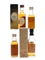 Assorted Speyside Miniatures Glendullan, Glenfarclas, Knockando, and Singleton of Auchroisk 4x 5cl