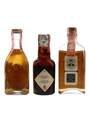 Grant's 12 Year Old, Haig & Haig Five Star Spring Cap & Teacher's Highland Cream Bottled 1940s-1950s 3 x 4.7cl-5.9cl