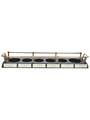 Classic Malts Of Scotland Bottle Holder Dalwhinnie, Talisker, Cragganmore, Oban, Lagavulin, Glenkinchie 10cm x 64cm x 14cm