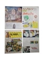 Hunter Wilson 1950s Advertising Prints 15 x 36cm x 28cm