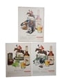 Hunter Wilson 1950s Advertising Prints 15 x 36cm x 28cm