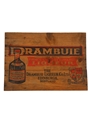 Drambuie Wooden Box Lid  37cms x 26cms