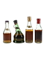 Assorted Cognac Bottled 1950s-1960s 4 x 5cl / 40%