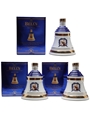 Bell's Ceramic Decanter Golden Wedding Anniversary 1997 3 x 70cl / 40%