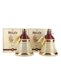 Bell's Christmas 1997 Ceramic Decanter Ingredients Of Quality 2 x 70cl / 40%