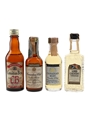 Canadian Club, Canadian Best 6 Year Old, Canadian Mist & Lord Calvert Bottled 1970s-1980s 4 x 4.7cl-5cl