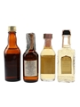 Canadian Club, Canadian Best 6 Year Old, Canadian Mist & Lord Calvert Bottled 1970s-1980s 4 x 4.7cl-5cl