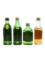 Glenfiddich Pure Malt & Glenturret 15 Year Old Bottled 1970s-1980s 4 x 4.7cl-5cl