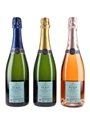 Champagne Piaff Non Vintage Rose, Brut & Blanc De Blancs 3 x 75cl / 12%