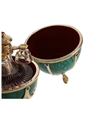 Faberge Art's Applied Craft Imperial Vodka Emerald Faberge Egg 70cl / 40%