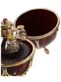 Faberge Art's Applied Craft Imperial Vodka Ruby Faberge Egg 70cl / 40%