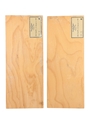Dom Perignon Oenotheque Wooden Empty Presentation Boxes - 1959 & 1973 Moet & Chandon 33cm x 12.5cm x 13cm