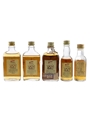 White Horse Bottled 1970s-1980s 5 x 4.68cl-5cl / 40%
