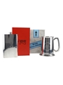 British Nobleman Pewterware Tankard & English Pewter Hip Flask Stainless Steel 15cm x 8.5cm