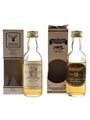 Glenturret 15 Year Old & Glenlochy 1974 Connoisseurs Choice Bottled 1980s 2 x 5cl / 40%